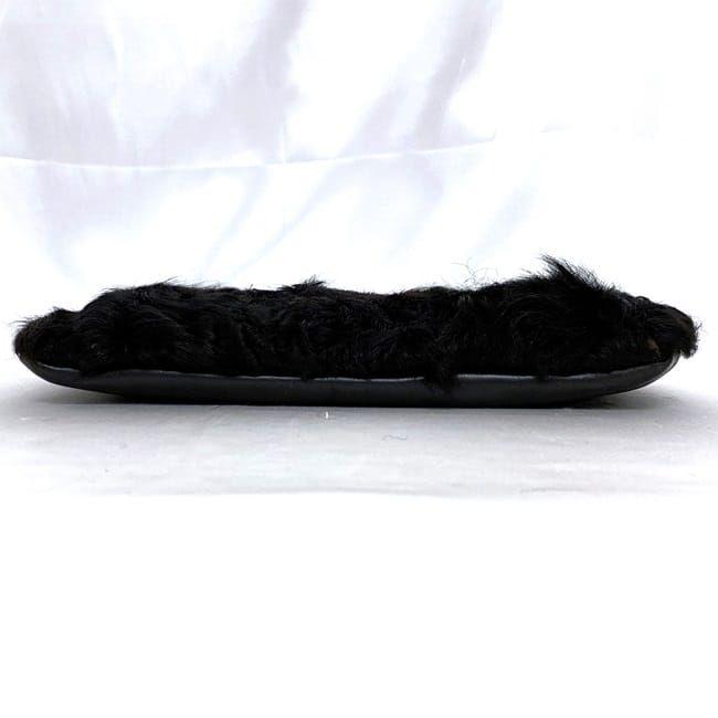 LOEWE ロエベ ポーチ ec-21254 ブラック 美品 小物入れ レザー ファー