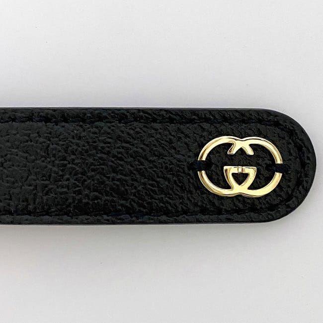 GUCCI グッチ 首輪 ec-21388 ブラック インターロッキング GUCCI グッチ 首輪 ec-21388 ブラック インターロッキング