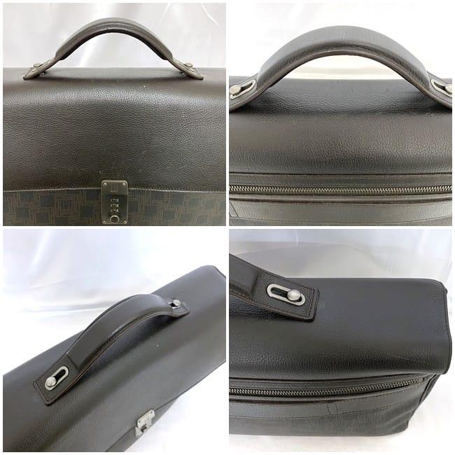 dunhill ダンヒル ビジネスバッグ ec-21445 ダークブラウン