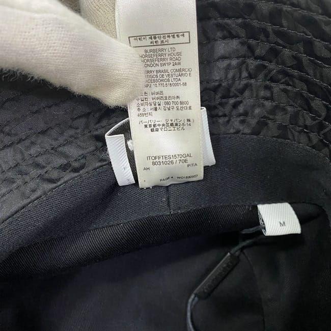 BURBERRY（バーバリー） バケット ハット ec-21533 ブラック TB