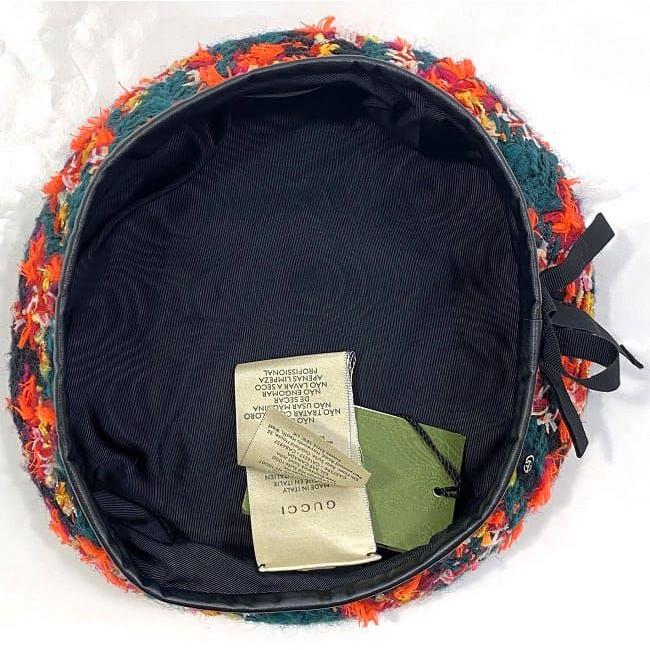 GUCCI グッチ ベレー帽 ec-21831 グリーン レッド ブラック GG