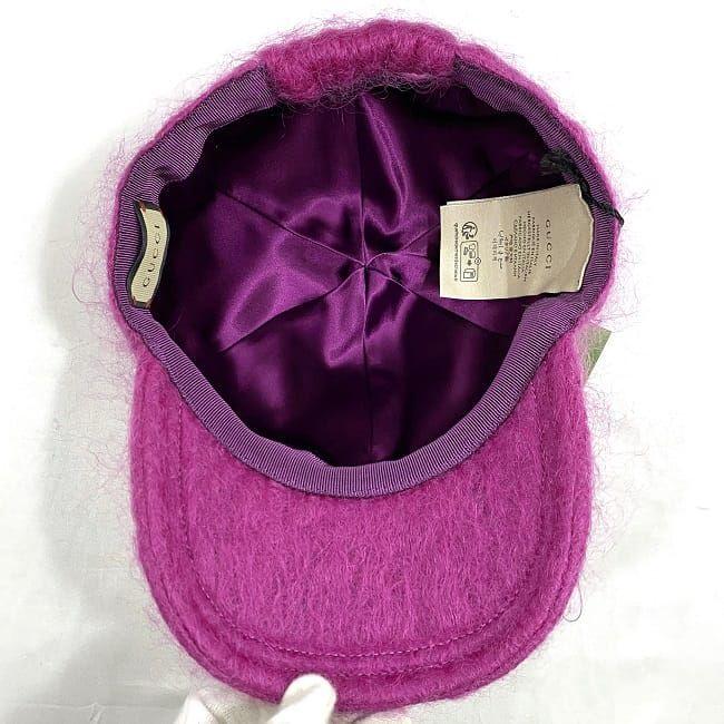 GUCCI（グッチ） キャップ ec-21833 パープル GG マーモント 729349