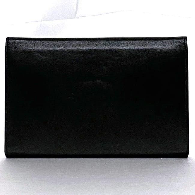 LOEWE ロエベ 三つ折り 財布 ec-21948 ブラック アナグラム 美品