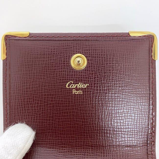 Cartier（カルティエ） コインケース ec-21981 ボルドー マスト 美品