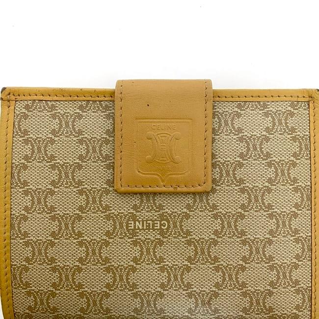 CELINE（セリーヌ） 二つ折り がまぐち 財布 ec-22515 ベージュ