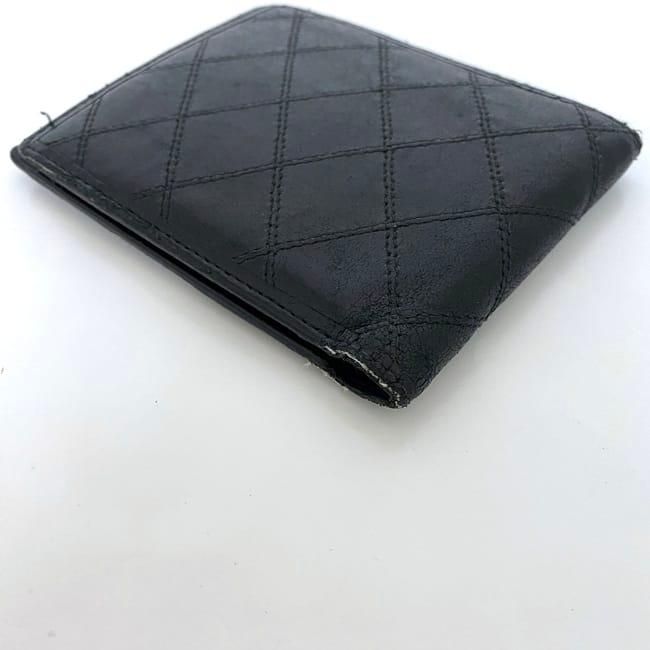 CHANEL（シャネル） 二つ折り 財布 ec-22611 ブラック ビコローレ 札入