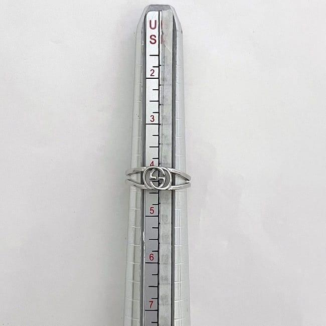 GUCCI グッチ リング ec-22793 シルバー インターロッキング 指輪 JP7