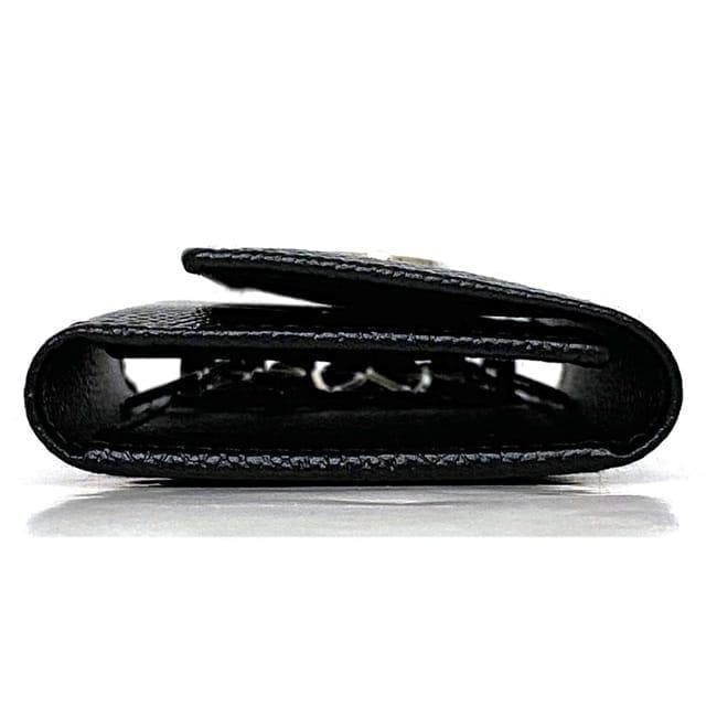 BVLGARI（ブルガリ） 6連 キーケース ec-22950 ブラック ロゴマニア 未