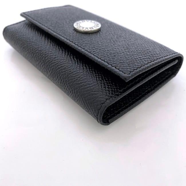 ブルガリ 6連 キーケース ブラック ロゴマニア 未使用 美品 グレイン