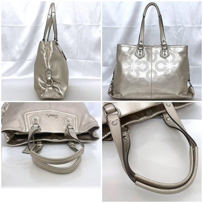 COACH（コーチ） トートバッグ ec-23165 シャンパンゴールド