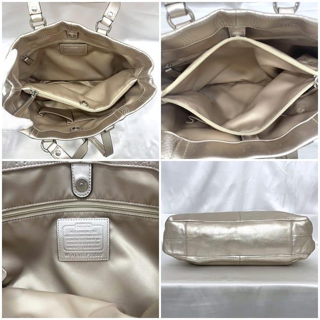 COACH（コーチ） トートバッグ ec-23165 シャンパンゴールド