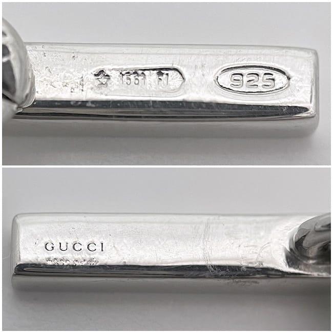 GUCCI グッチ シルバー925 Gネックレス イタリア製 高級感あり GUCCI グッチ シルバー925 Gネックレス イタリア製 高級感あり GUCCI