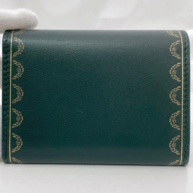 カルティエ ガーランド 財布 グリーン