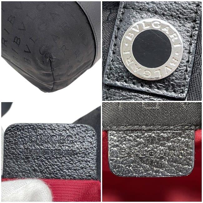 BVLGARI（ブルガリ） トートバッグ ec-23801 ブラック ロゴマニア 軽い