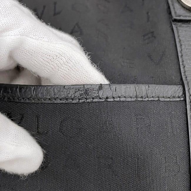 BVLGARI（ブルガリ） トートバッグ ec-23801 ブラック ロゴマニア 軽い