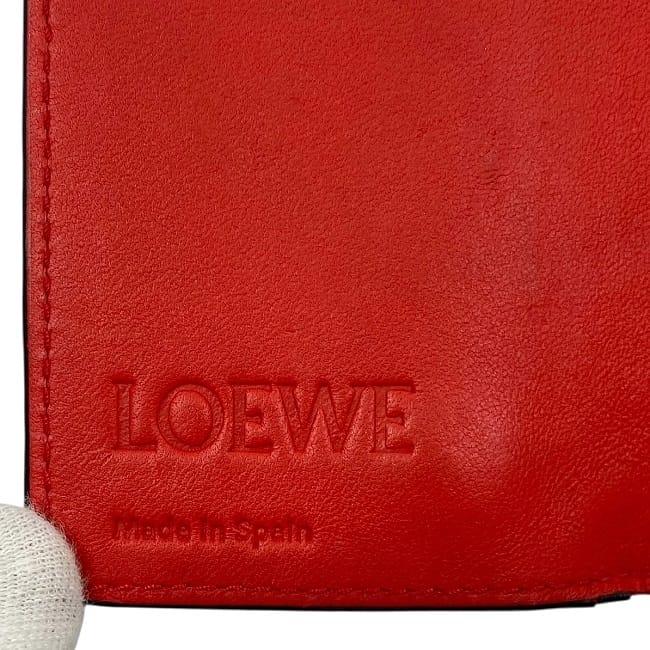 LOEWE（ロエベ） 6連 キーケース ec-23814 レッド リピート アナグラム