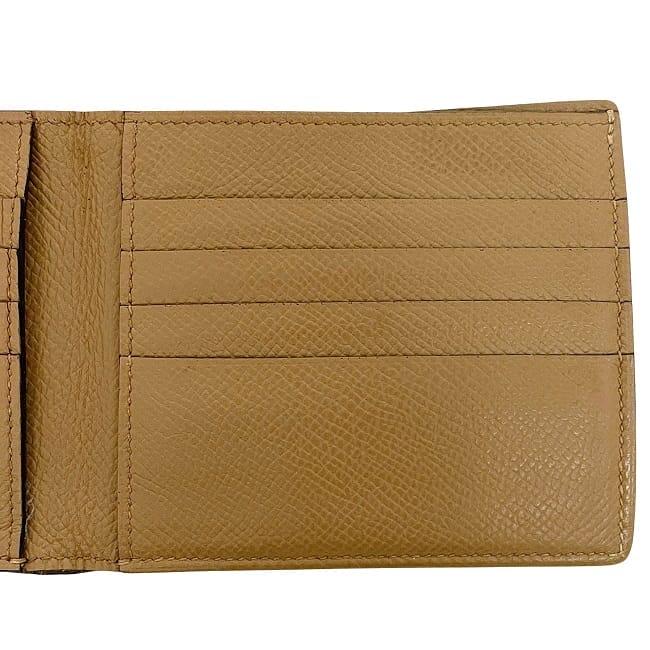 HERMES エルメス 二つ折り 財布 MC2 ec-23822 ベージュ シンプル