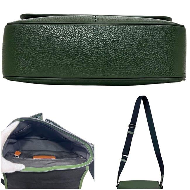 COACH（コーチ） ショルダーバッグ カーキ グリーン CY798 美品 レザー