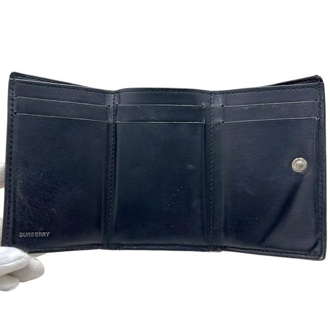 BURBERRY（バーバリー） 三つ折り 財布 ベージュ ブラック ノバ