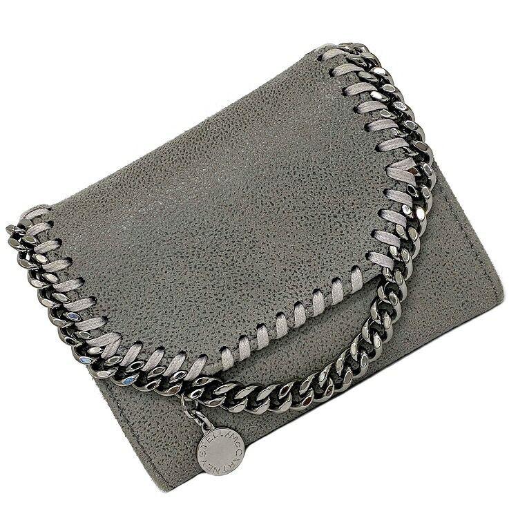 Stella McCartney ステラ マッカートニー 二つ折り 財布 グレー 