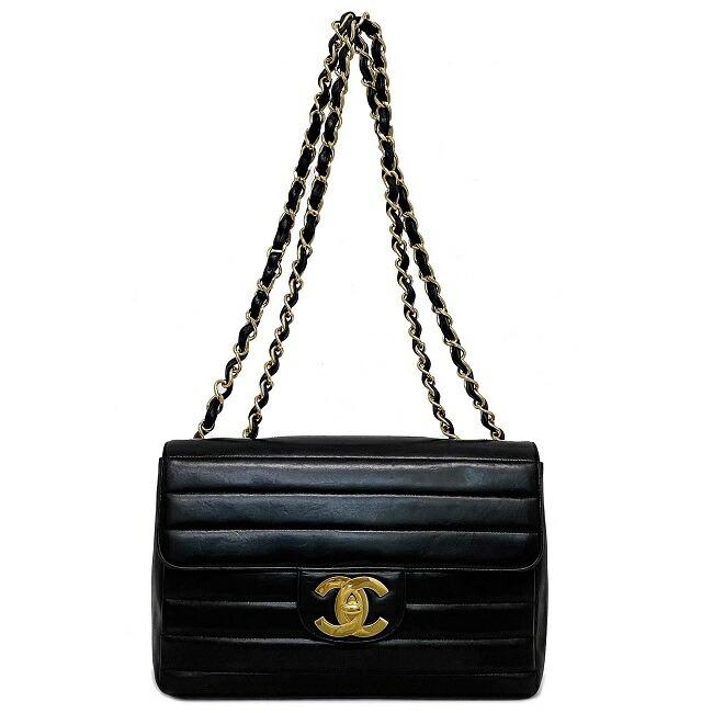 CHANEL（シャネル） チェーン ショルダーバッグ ブラック ゴールド