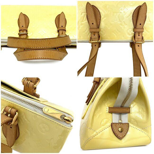 ルイヴィトン ヴェルニ アヴェニュー ハンドバッグ M93508 イエロー系 LOUIS VUITTON ルイ ヴィトン ハンドバッグ ローズウッド