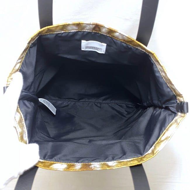 バーバリー トートバッグ ブラウン ブラック アニマルプリント  