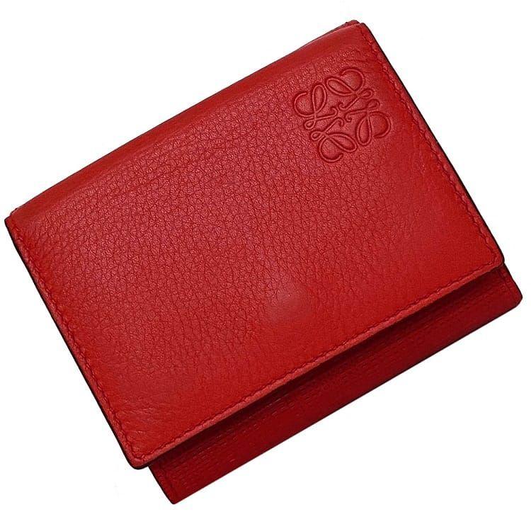 LOEWE ロエベ 三つ折り 財布 トライフォールド ウォレット LOEWE ロエベ 三つ折り 財布 トライフォールド ウォレット