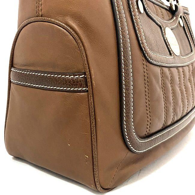 CELINEセリーヌ　ブギーバッグ キルティングレザー　ハンドバッグ CELINE セリーヌ ハンドバッグ ブギーバッグ ブラウン 美品