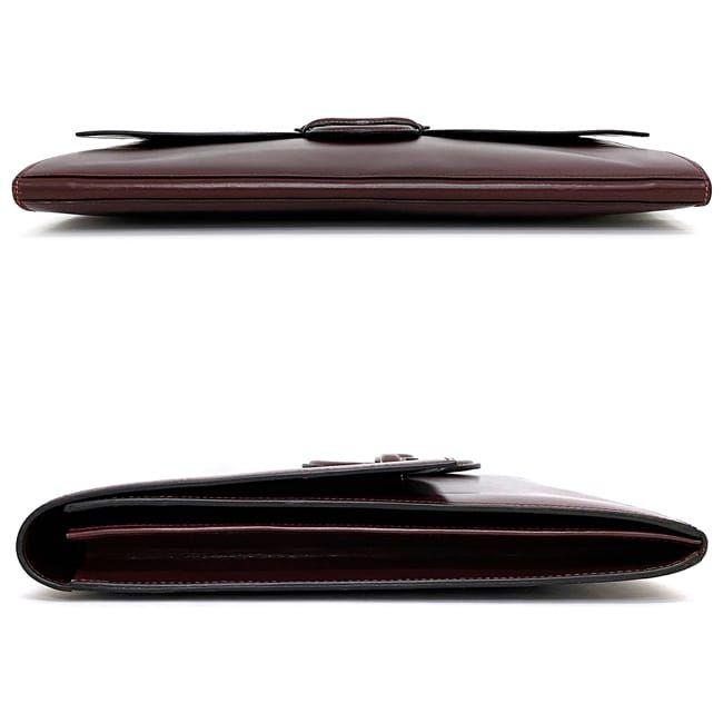 HERMES エルメス クラッチバッグ ファコ ボルドー 美品 レザー  