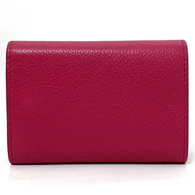 SAINT LAURENT / 3つ折り財布/レザー/ピンク/レディース/459784 SAINT LAURENT サンローラン 三つ折り 財布 ピンク 459784 B680J 5619