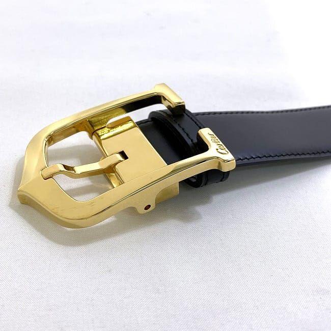 カルティエ ベルト ブラック ブラウン ゴールド L5000117 未使用 C