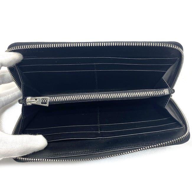 長財布 LOEWE レザー ラウンドファスナー アナグラム リピート 楽天市場】ロエベ ラウンドファスナー 長財布 ブラック シルバー