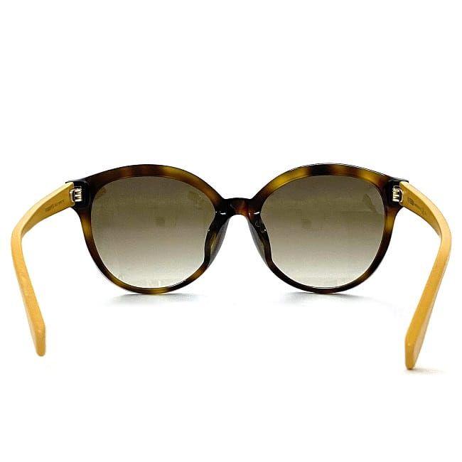 FENDI フェンディ サングラス イエロー ブラウン べっ甲風 FF0045 美品  