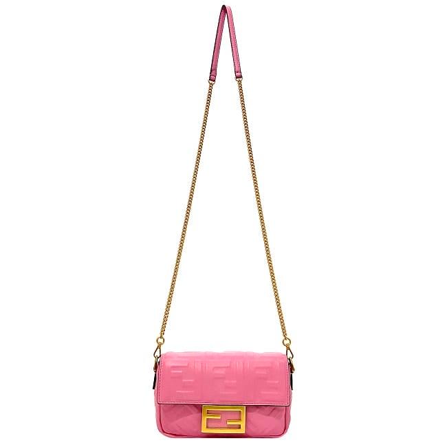 FENDI フェンディ 2way ミニバッグ バゲット スモール ピンク FENDI フェンディ 2way ミニバッグ バゲット スモール ピンク