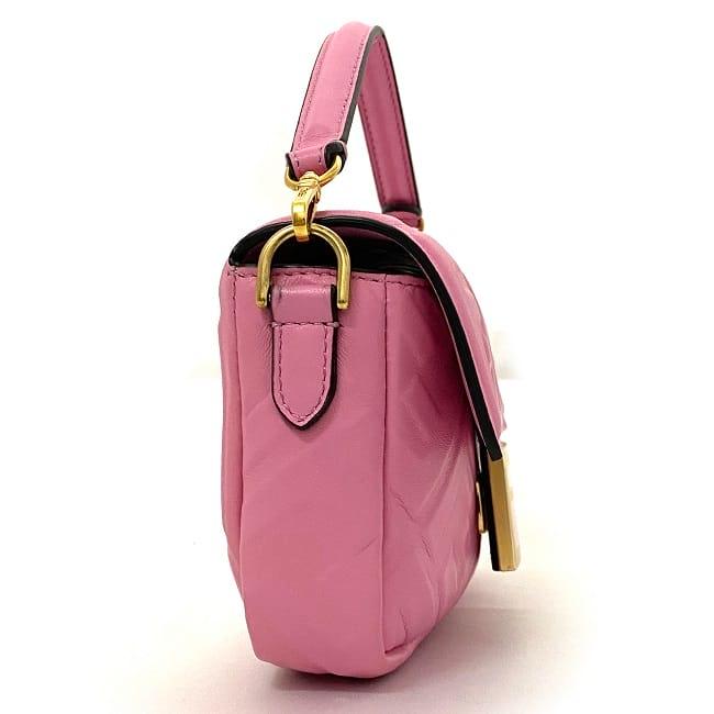 FENDI フェンディ 2way ミニバッグ バゲット スモール ピンク FENDI フェンディ 2way ミニバッグ バゲット スモール ピンク