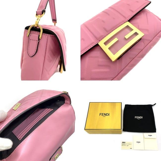 お*K様 FENDI ビジュー付きパーティーバッグ ピンク 楽天市場】【未使用品】【バッグ】FENDI フェンディ トート