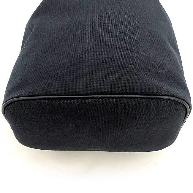 PRADA プラダ 2way バケット バッグ ブラック ゴールド NERO 1BH097  