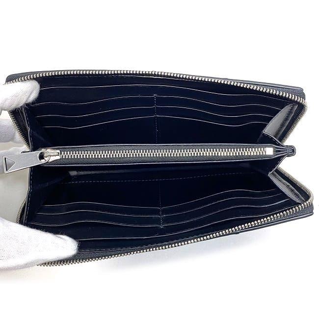 BOTTEGA VENETA ボッテガヴェネタ ラウンドファスナー 長財布 ブラック  