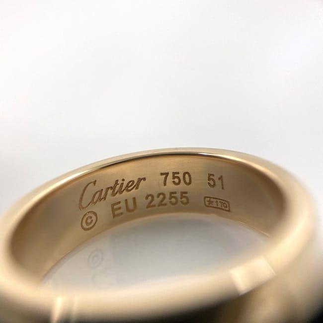 カルティエ ミニ ラブリング PG ピンクゴールド ラブ 指輪 11号 750 K18 Sランク Cartier 新品｜f-high-c｜04
