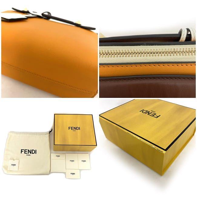 FENDI フェンディ 2way バッグ バイザウェイ スモール オレンジ