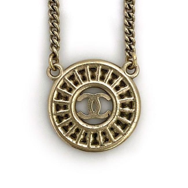 CHANEL シャネル ネックレス ココマーク ラインストーン ゴールド アクセ CHANEL シャネル ネックレス ゴールド ココマーク アクセサリー