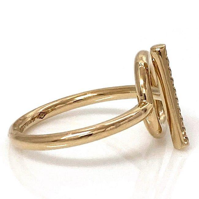 HERMES エルメス リング エシャペ PM ピンクゴールド PG 指輪 10.5号