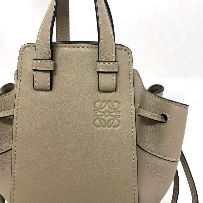 LOEWE ロエベ ショルダーバッグ ハンモック ミニ ベージュ 314.30.V07 