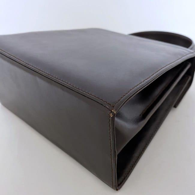 サルヴァトーレ フェラガモ 2way バッグ ブラウン ゴールド