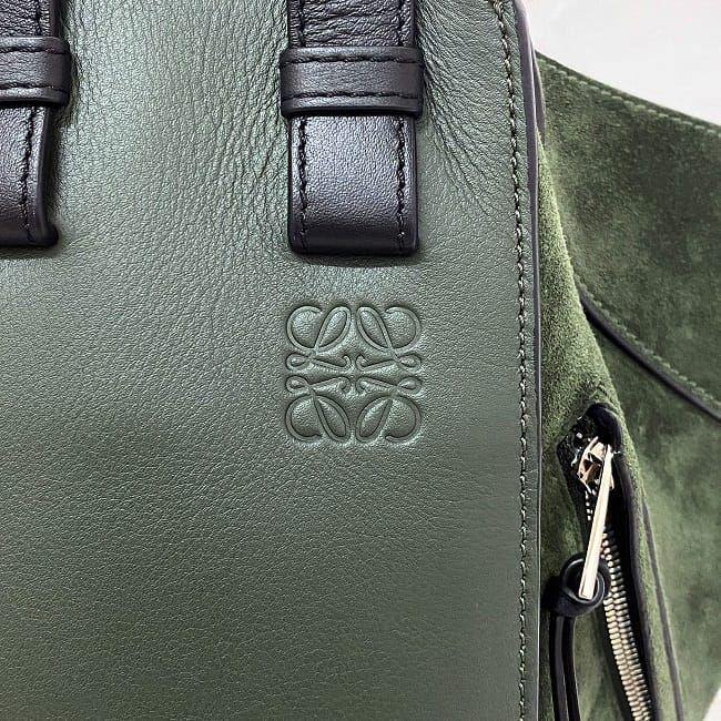 LOEWE ロエベ ハンドバッグ ハンモック スモール カーキ グリーン 