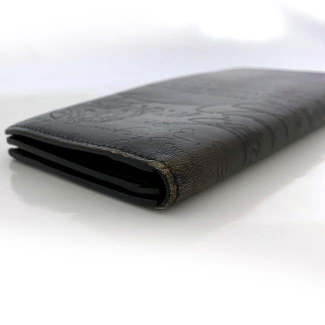 Berluti（ベルルッティ） 二つ折り 長財布 ダークブラウン