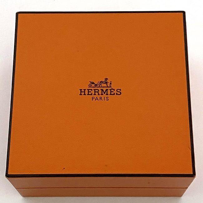 HERMES エルメス バングル ロンドアッシュ シルバー ブルー ブレス H  