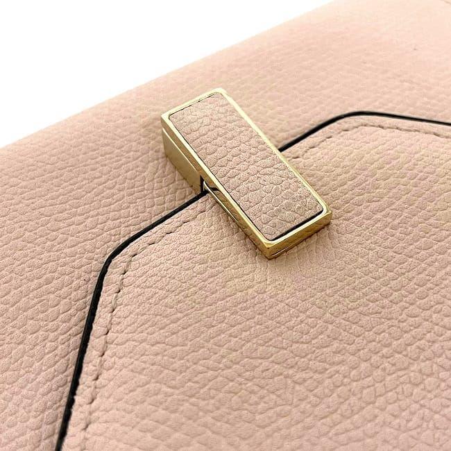 Valextra ヴァレクストラ 三つ折り 財布 ピンク イジィデ Valextra ヴァレクストラ 三つ折り 財布 ピンク イジィデ