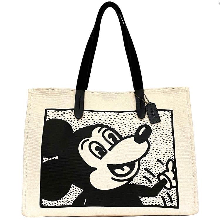 COACH ミッキーマウス トートバッグ ブラック　コラボ商品 公式】COACH – コーチ | 【DISNEY X COACH 】ウィロウ トート 24